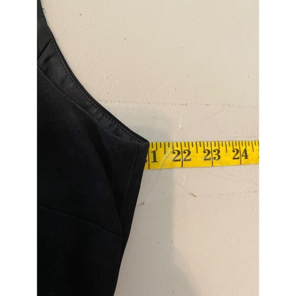 Evan-Picone Black Sleeveless Dress V-Neck Beaded Size 16 - Picture 7 of 9